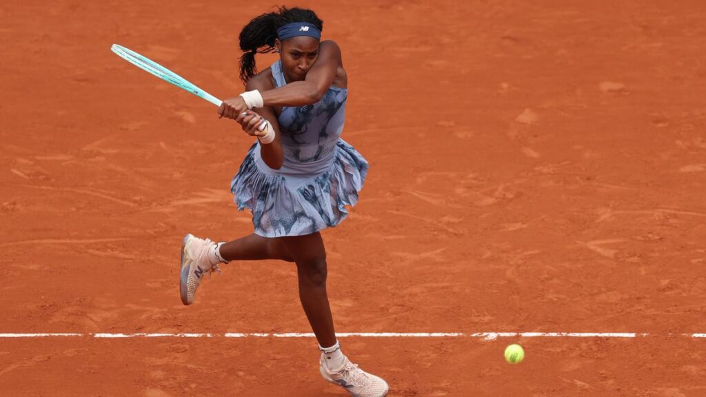 Gauff finds groove after forgetting rackets, Medvedev exits French Open