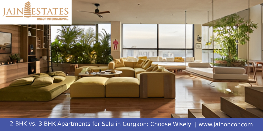 2 BHK vs. 3 BHK Apartments for Sale in Gurgaon: Choose Wisely
