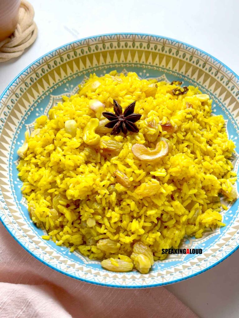 Basanti Pulao | বাসন্তী পোলাও