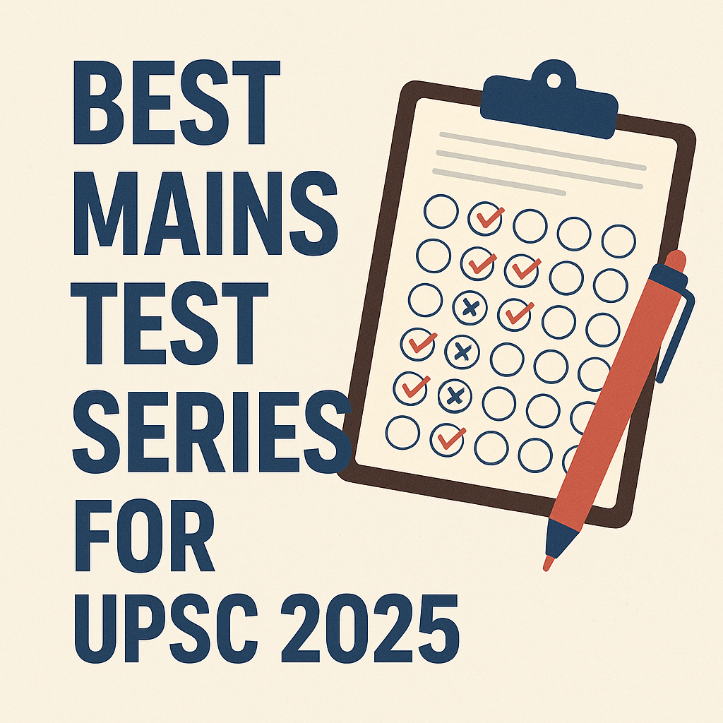 Best mains test series for UPSC 2025