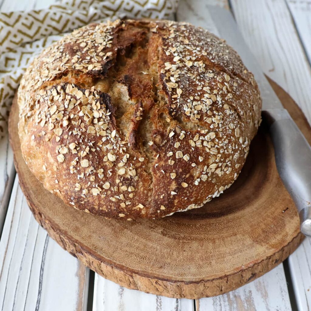 Easiest Multigrain Sourdough Bread - Zesty South Indian Kitchen