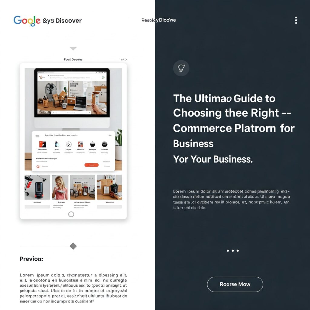 Guide to Choosing the Right E-commerce Platform