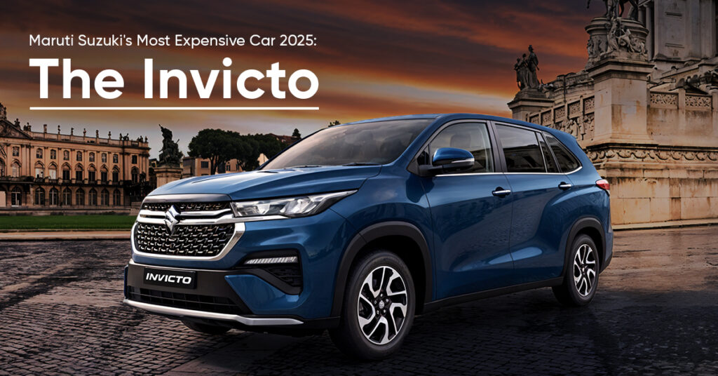 most expensive Maruti Suzuki car in India 2025: The Invicto