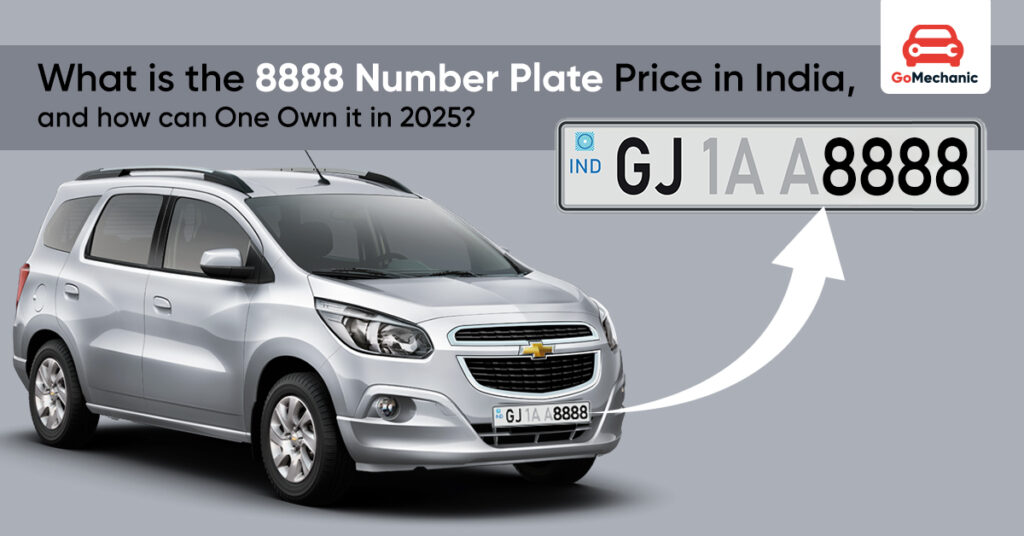 8888 Number Plate Price in India 2025