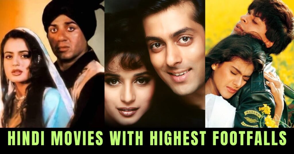 Bollywood Movies Highest Footfalls: Most Watched Bollywood Movies in Theatres