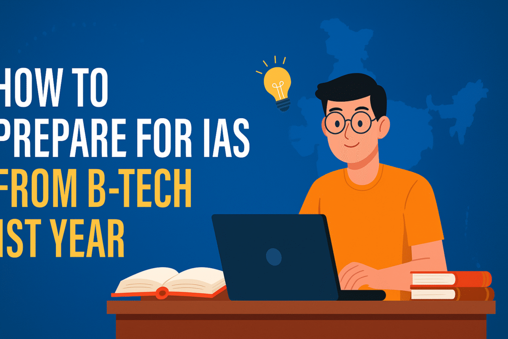 How to prepare for UPSC from B-Tech 1st Year