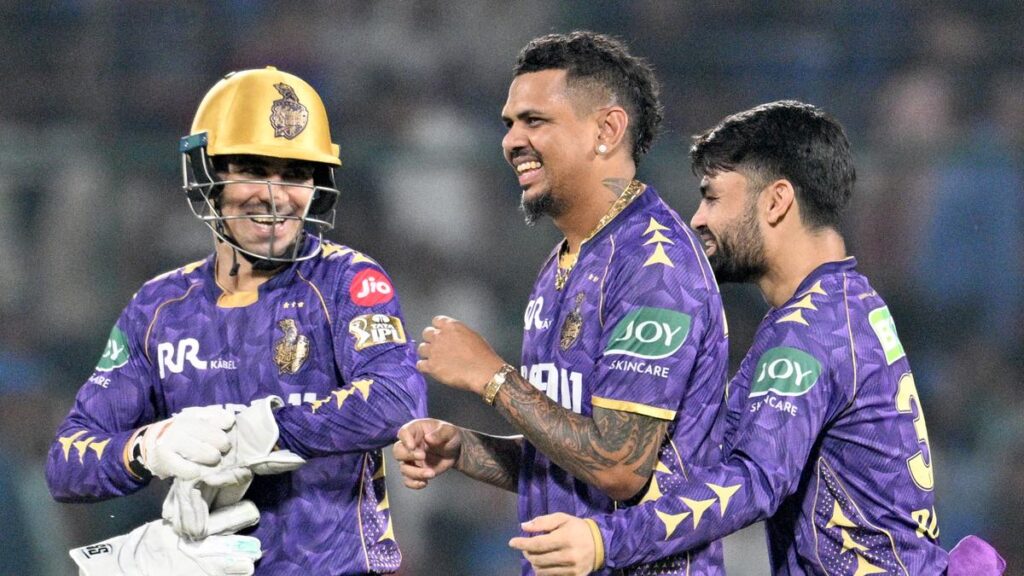 IPL 2025 DC vs KKR | Narine’s triple strike seals the deal as Knight Riders keep hopes alive