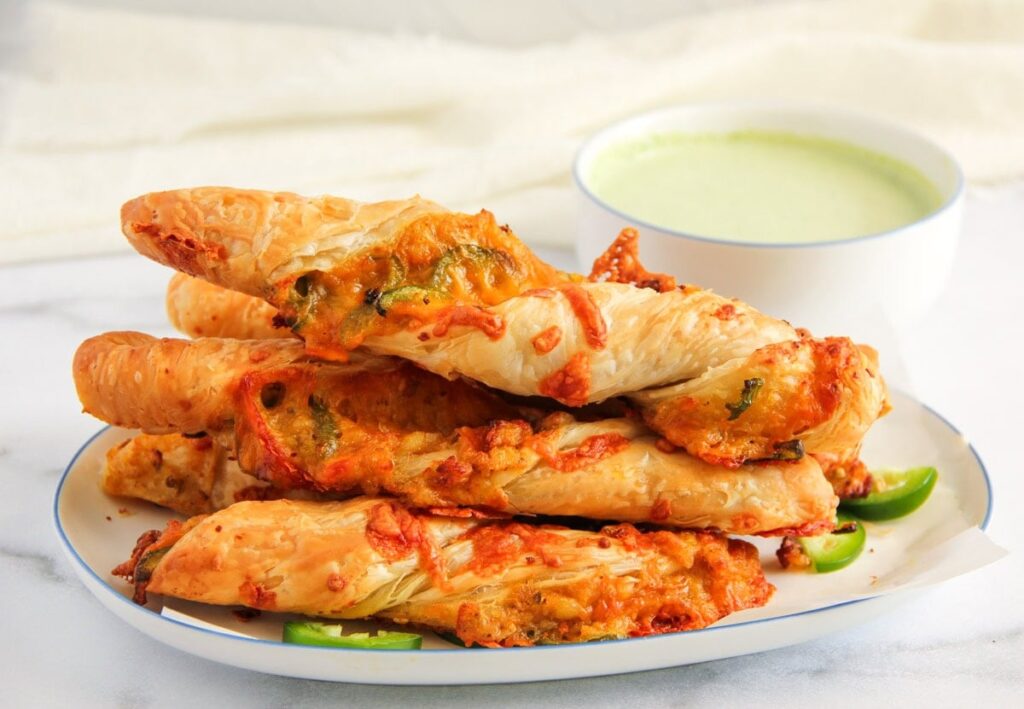 Jalapeño Cheese Samosa Twists - Ministry of Curry