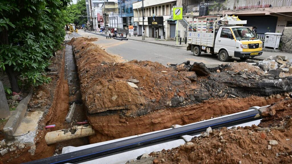 White-topping work on Residency Road brings traffic chaos to central Bengaluru