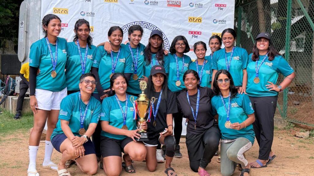 Kerala Women’s team wins Spirit Championship on Ultimate frisbee tournament debut