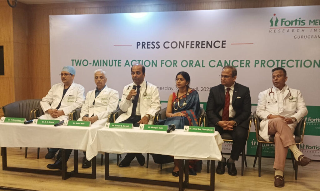 Launch of Two-Minute Action for Oral Cancer Protection
