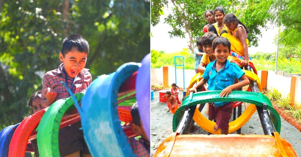 A Peak Inside India's DIY, Sustainable Playgrounds