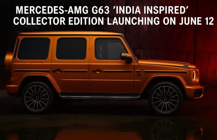 India-Inspired Mercedes-AMG G63 Collector’s Edition Launching on June 12 – Limited Units, Unlimited Luxury!