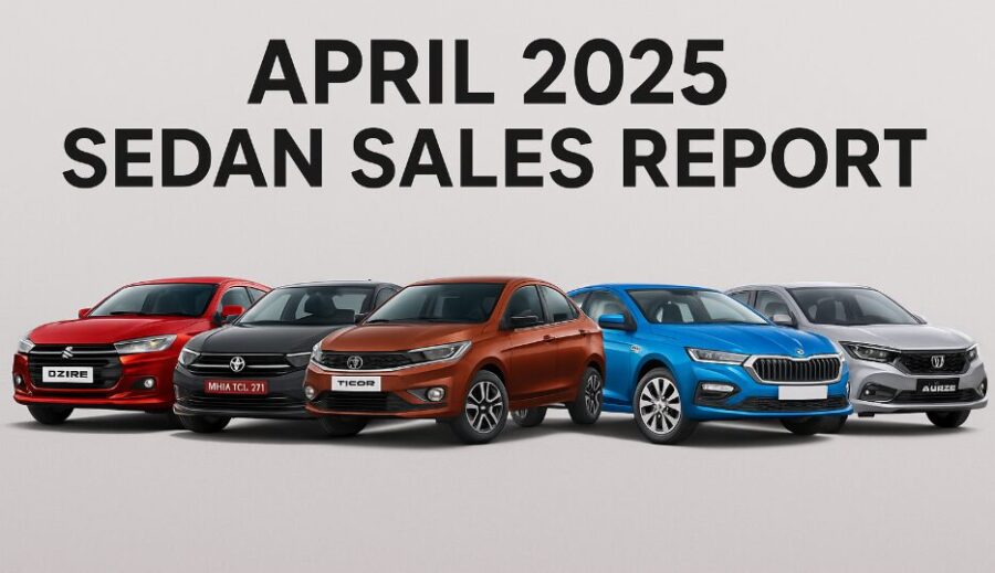April 2025 Sedan Sales Report: Dzire Shines, Others Fade