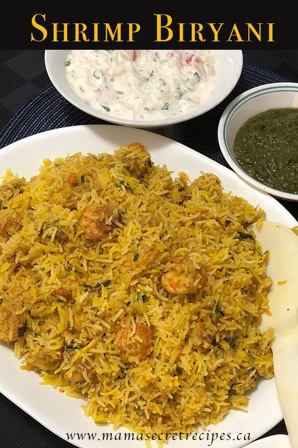 Easy Shrimp Biryani, Nawabi Style! Mamas Secret Recipes