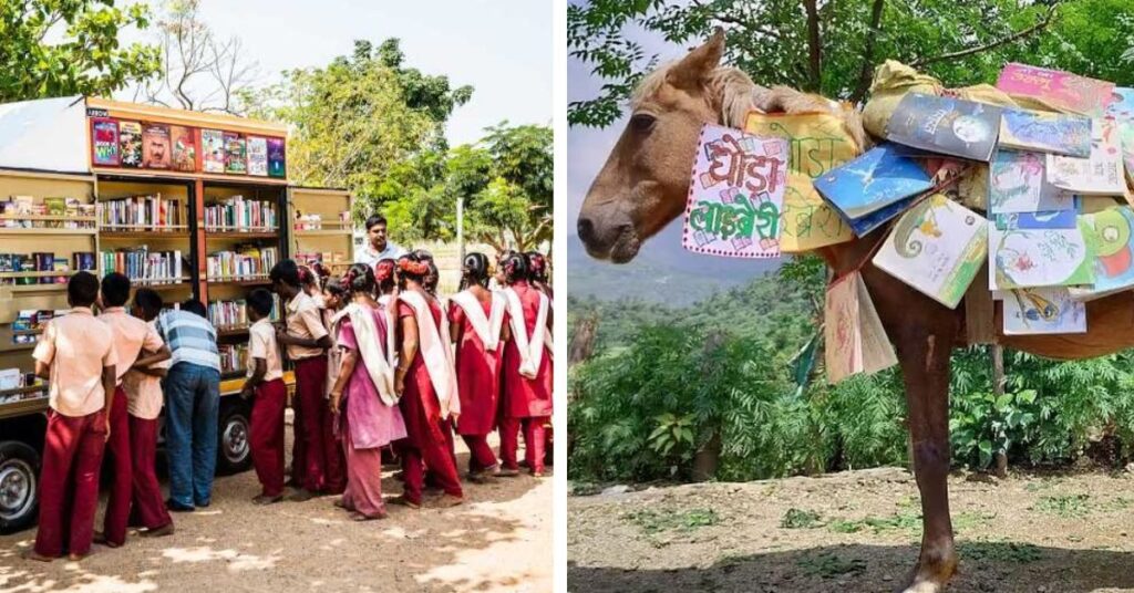 How mobile libraries in India are reaching remote and urban areas with books