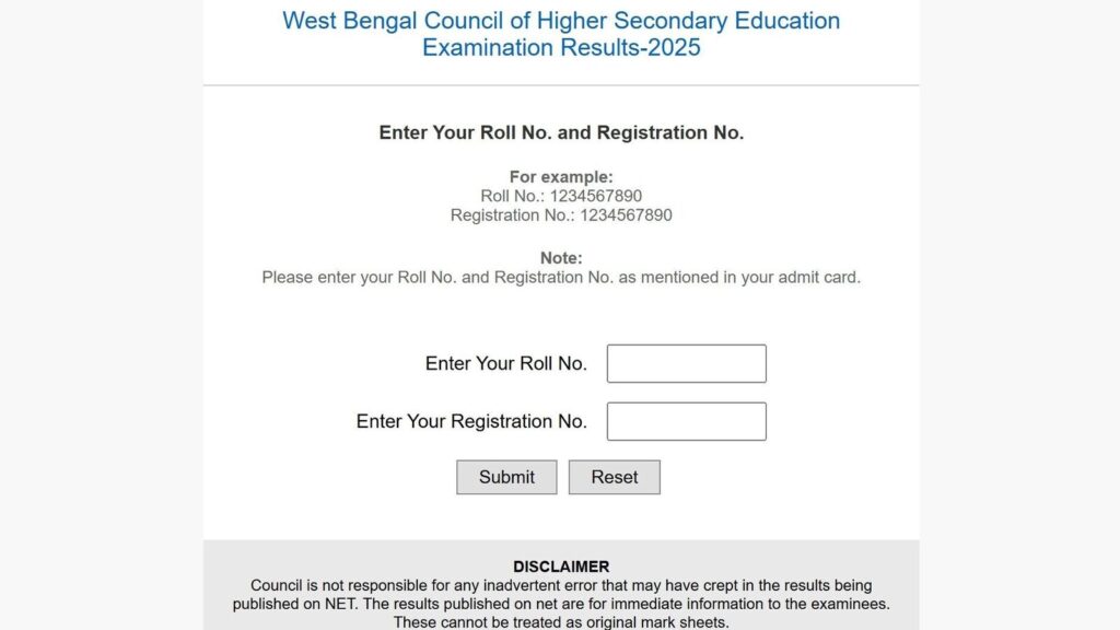 WBCHSE HS 12th Result 2025 Highlights: Results OUT! ‘result.wb.gov.in’ link active; 90.79% pass, details here
