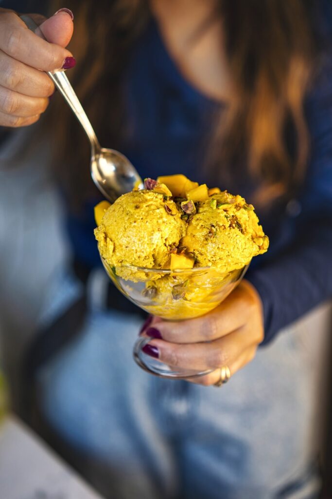 High Protein Mango Ice Cream Recipe