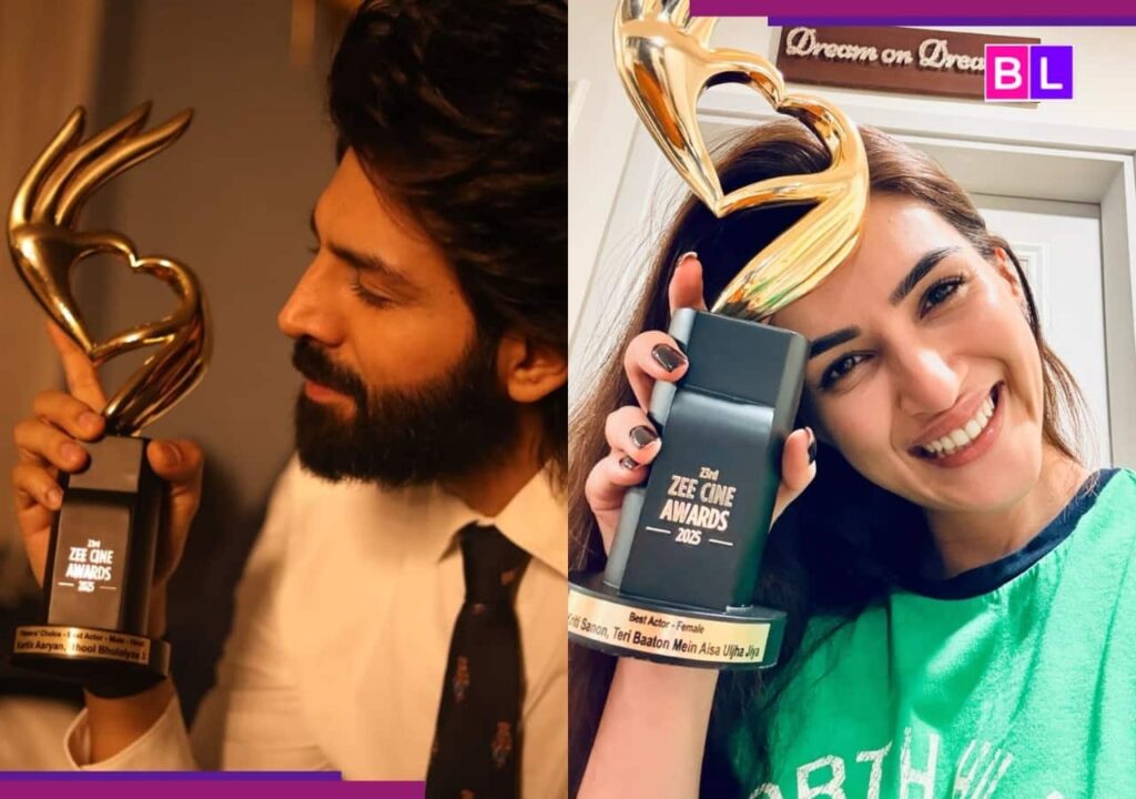 Kartik Aaryan, Kriti Sanon shares heartfelt posts to celebrate their big WIN