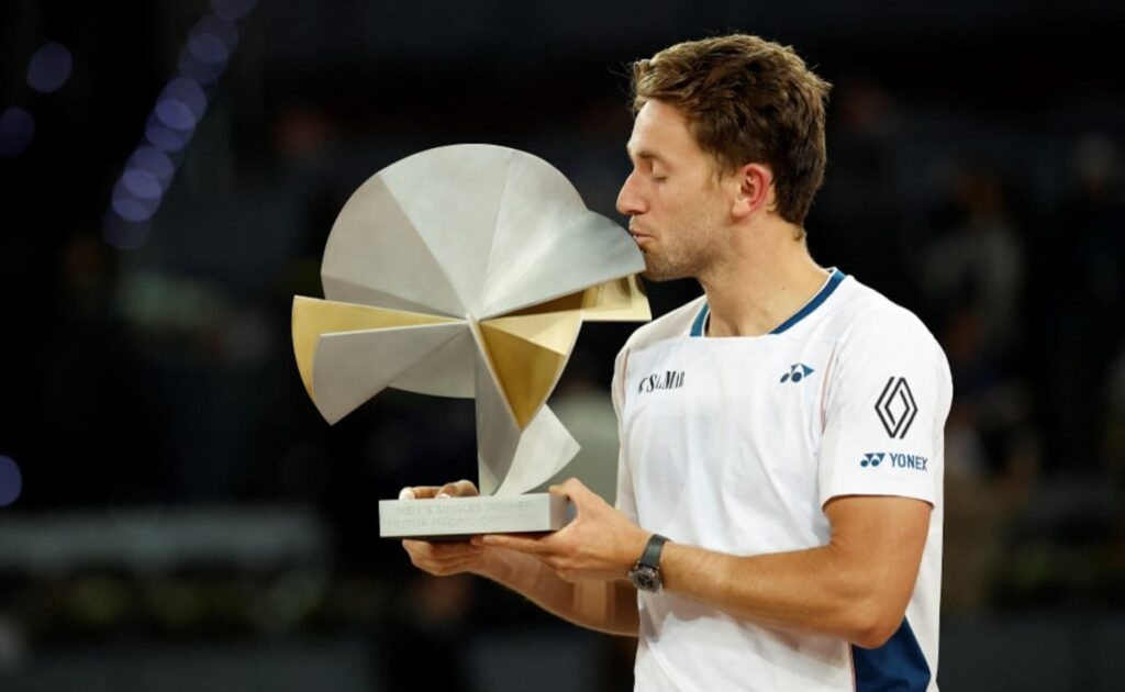 'Lucky Number Seven' For Casper Ruud After Beating Jack Draper To Clinch Madrid Open