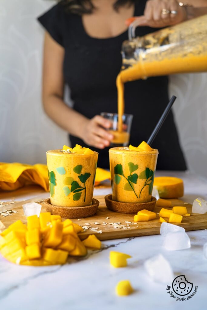 Mango Oats Smoothie Recipe
