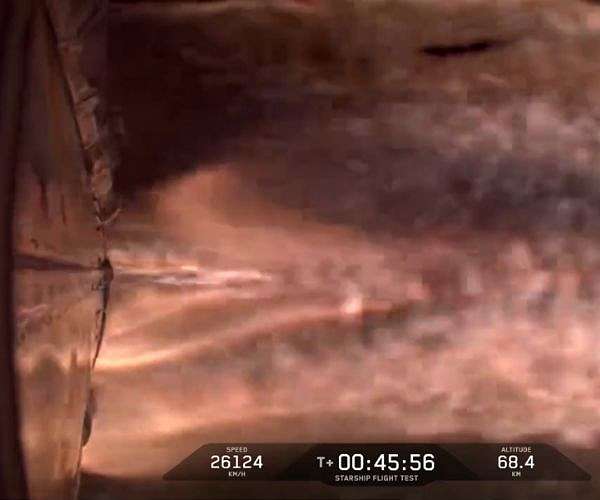 Starship tumbles back to Ocean after reaching a nominal orbit