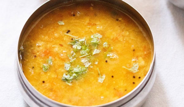 Tomato Pappu (Classic Andhra Dal With Tomatoes)