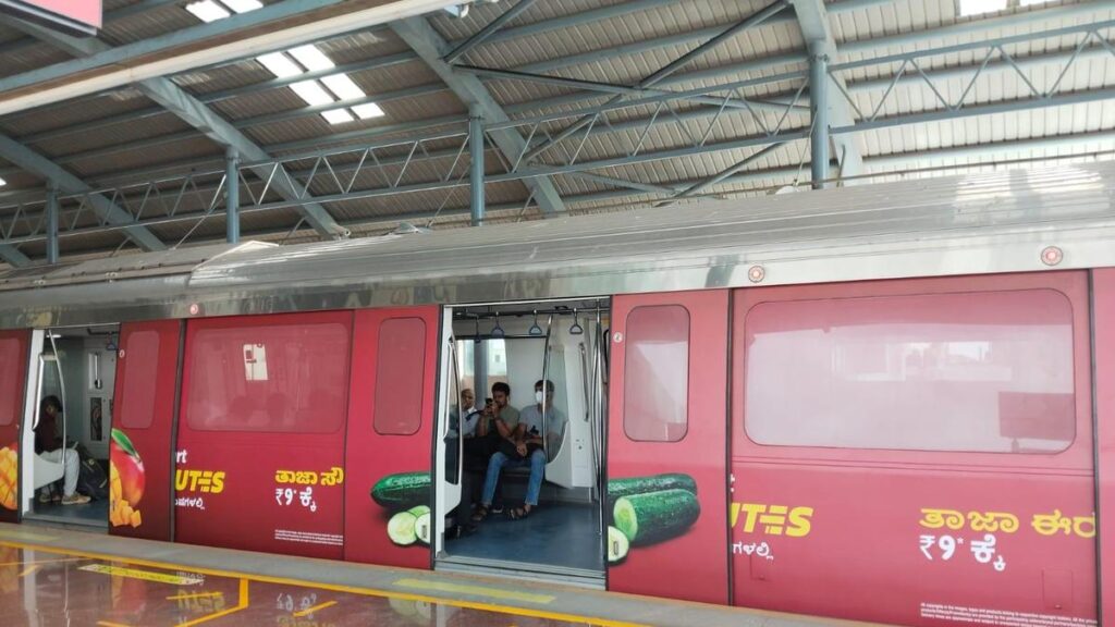 BMRCL rolls out ad-wrapped Namma Metro trains to boost non-fare revenue