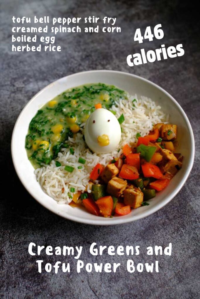 Creamy Greens and Tofu Power Bowl – Kannamma Cooks