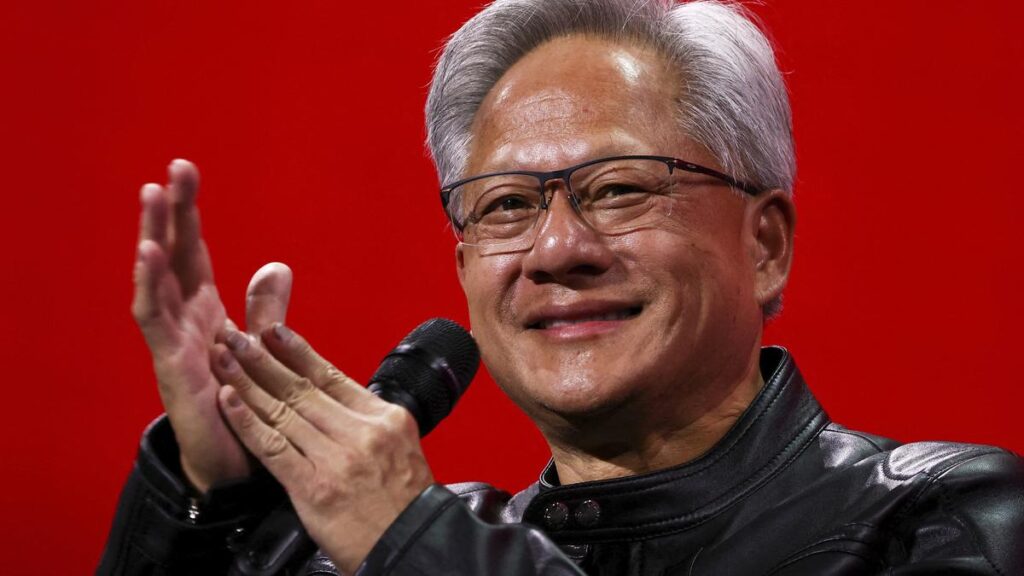 Nvidia chief calls AI ‘the greatest equaliser’ but warns Europe risks falling behind