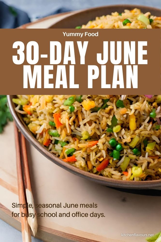 30-Day June Meal Plan