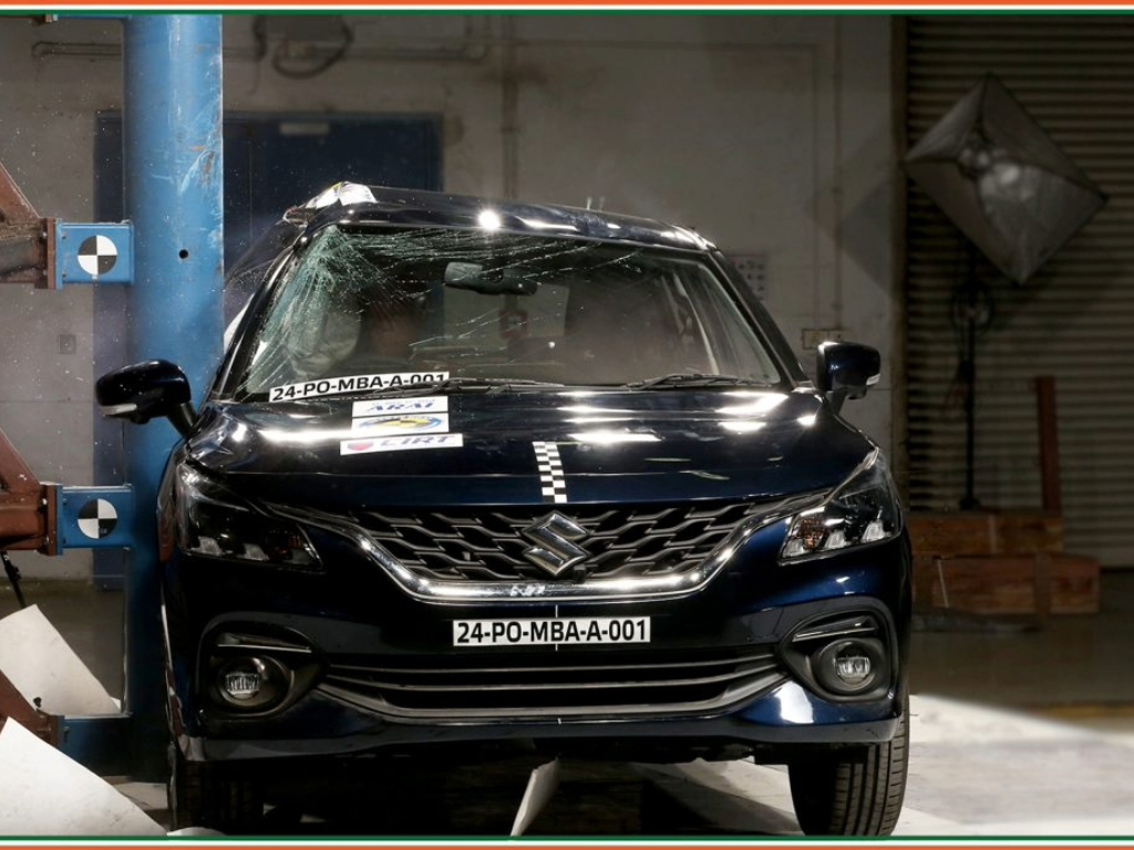 Maruti Baleno Crash Test Front