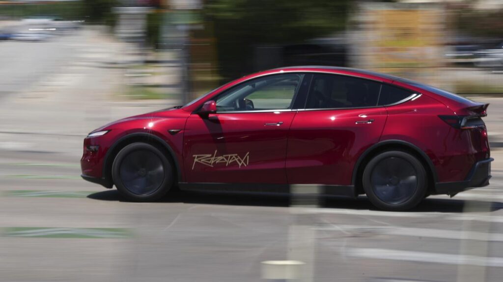 What is Tesla’s new robotaxi and how will it be controlled remotely?