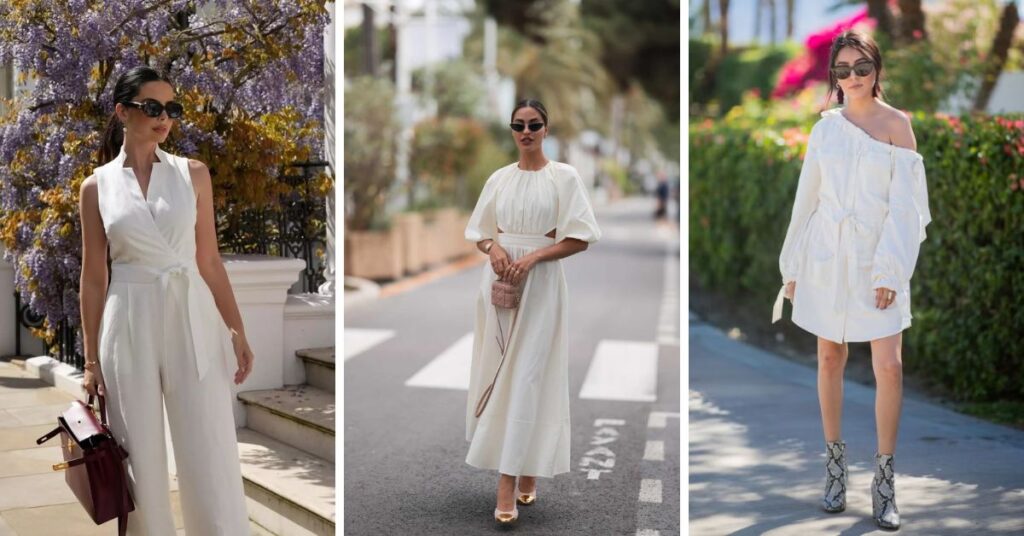 Ways to Style a White Outfit