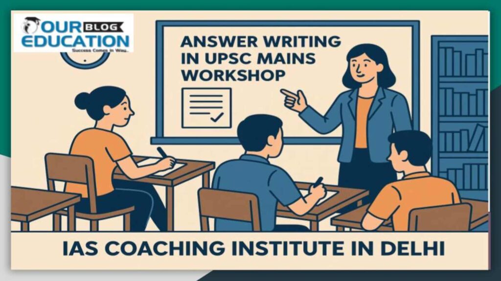 What role do answer writing in UPSC Mains workshops play in Delhi’s IAS coaching institutes?