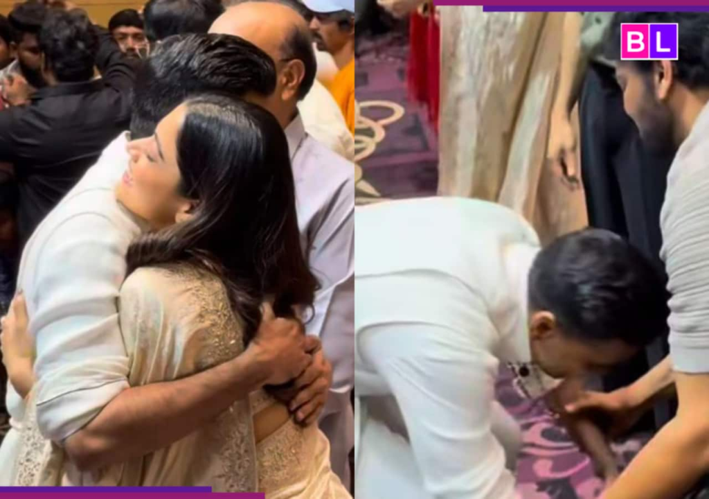 Dhanush shows respect towards Chiranjeevi as he...; watch viral video