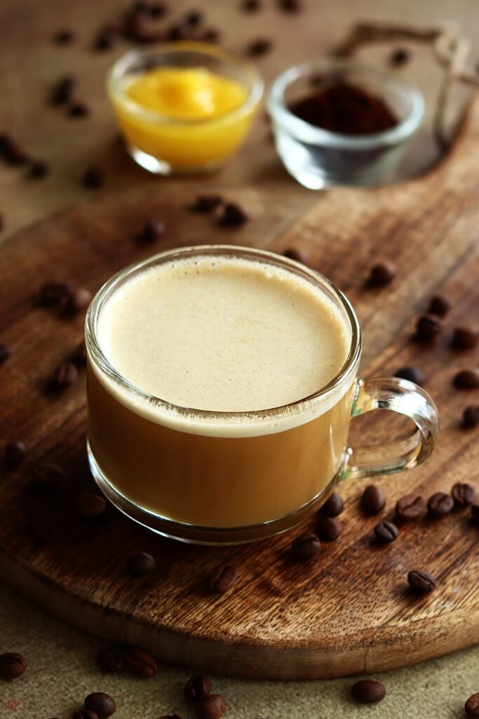 ghee coffee served