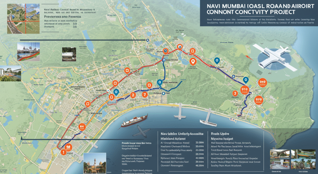 Navi Mumbai Coastal Road and Airport Connectivity: Latest Updates