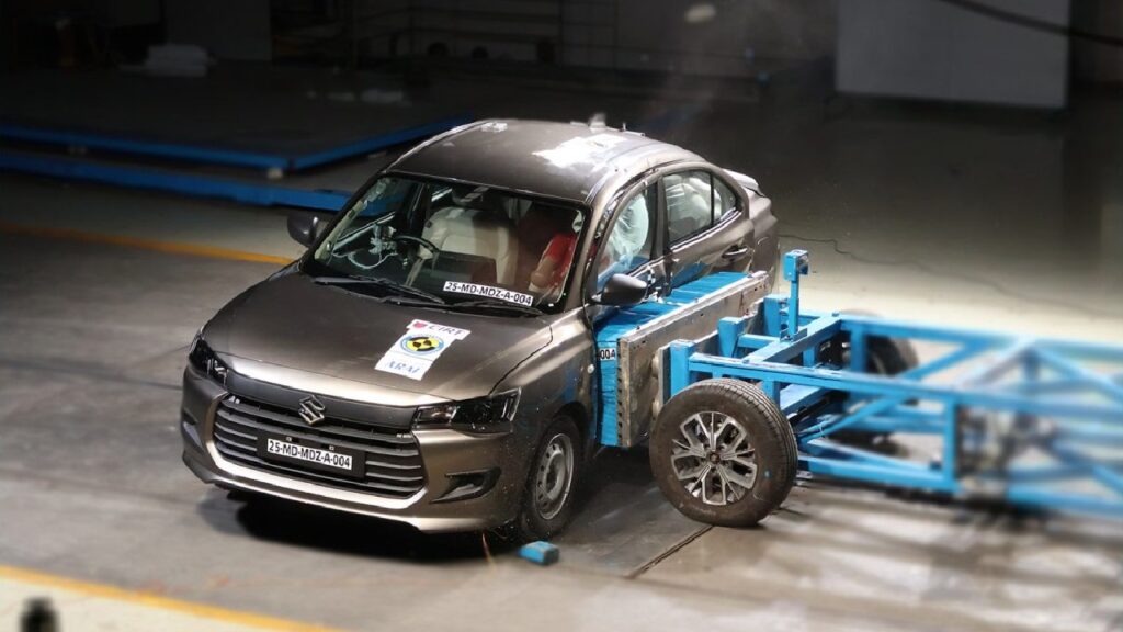 Maruti Dzire 5-star Safety Rating Bharat NCAP