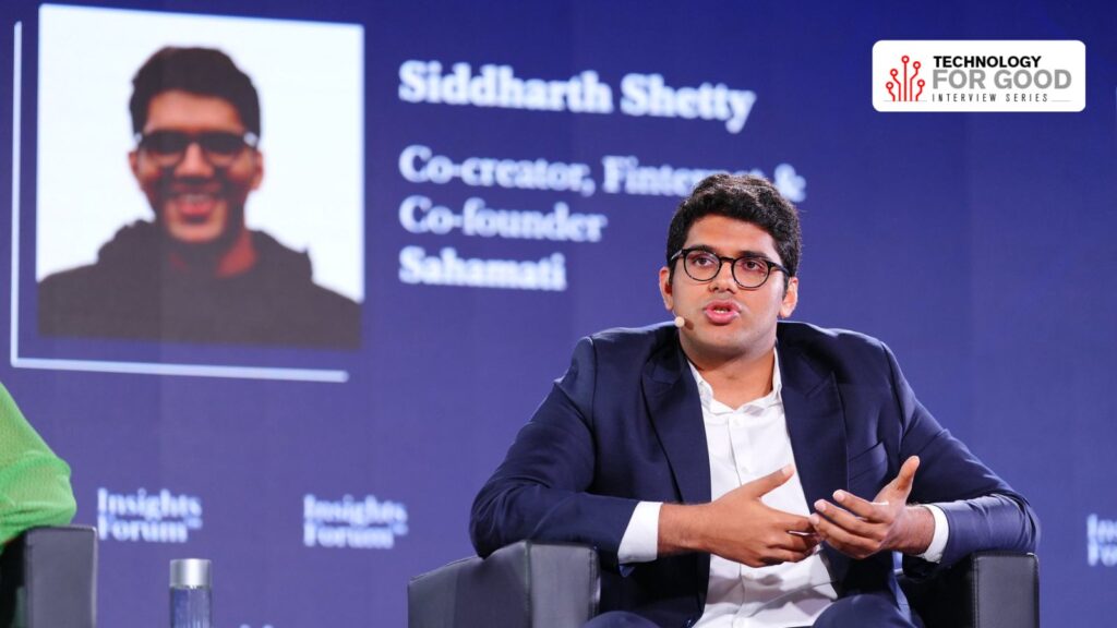 Siddharth Shetty was also the co-founder of Sahamati, an industry alliance that works on Account Aggregator adoption as intermediaries for data sharing with user consent. (Credit: GFTN)