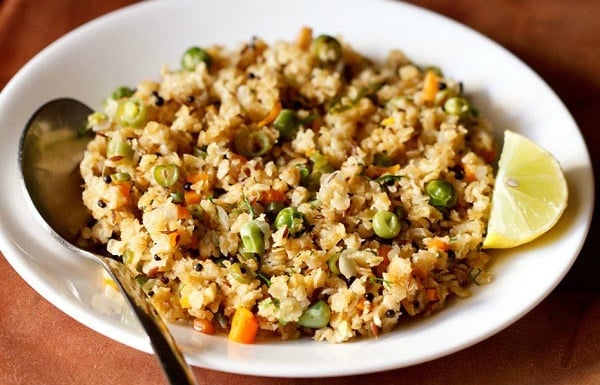 Oats Upma Recipe (Healthy Savory Oats)