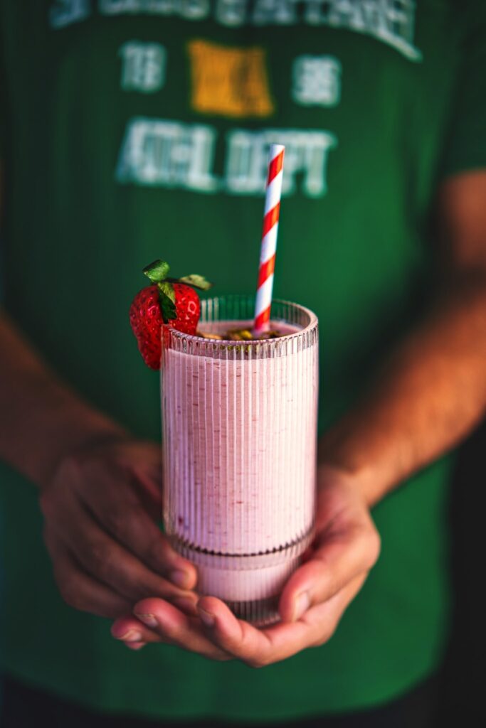 Strawberry Cottage Cheese Smoothie Recipe