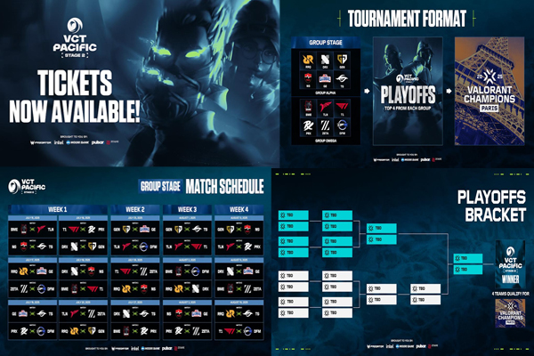 VCT Pacific Stage 2: Music anthem and ticket sales coming soon!