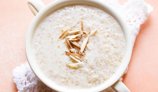 Milk Dalia (Sweet Cracked Wheat Porridge)