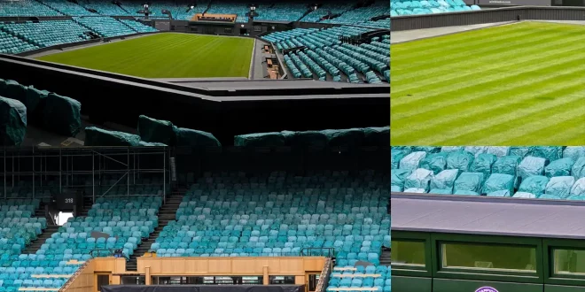 Center court at Wimbledon