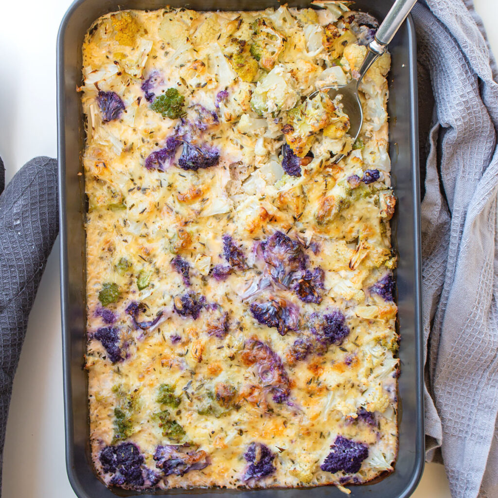 Cauliflower Casserole (Dump & Back)