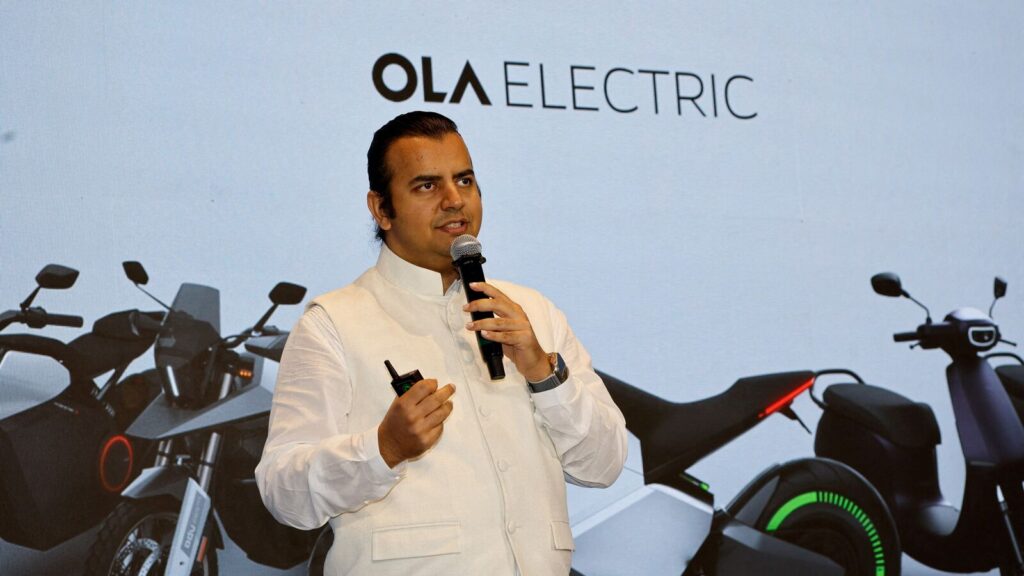 Ola Electric’s Q1 sales halve as TVS, Bajaj edge ahead in two-wheeler EV race