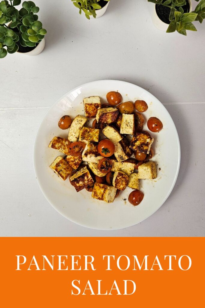Quick and Refreshing Paneer Tomato Salad Recipe